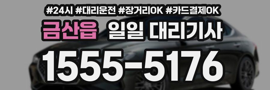 금산읍 일일 대리기사