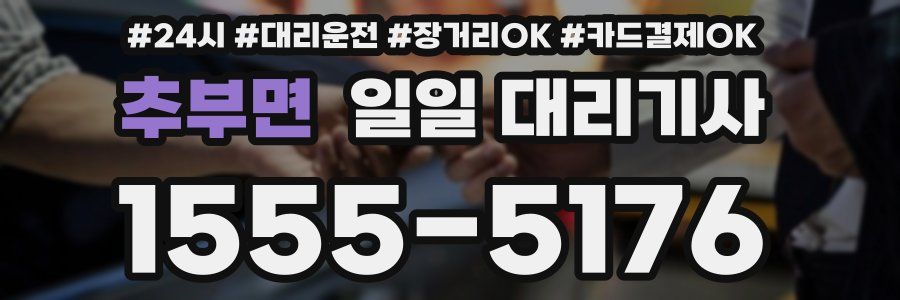 추부면 일일 대리기사