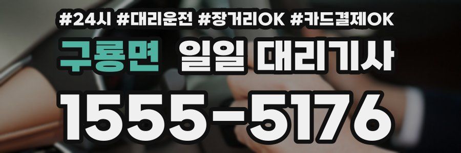 구룡면 일일 대리기사