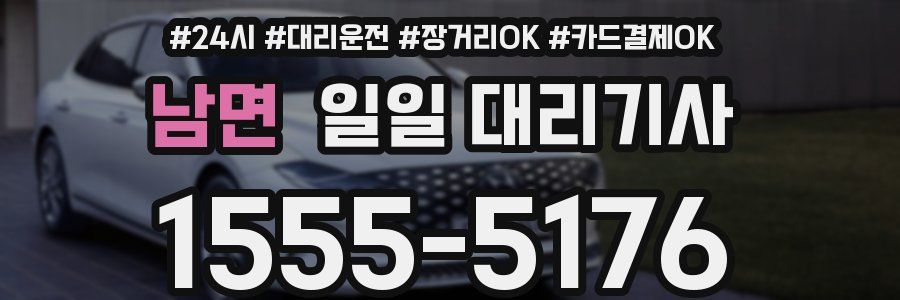 남면 일일 대리기사