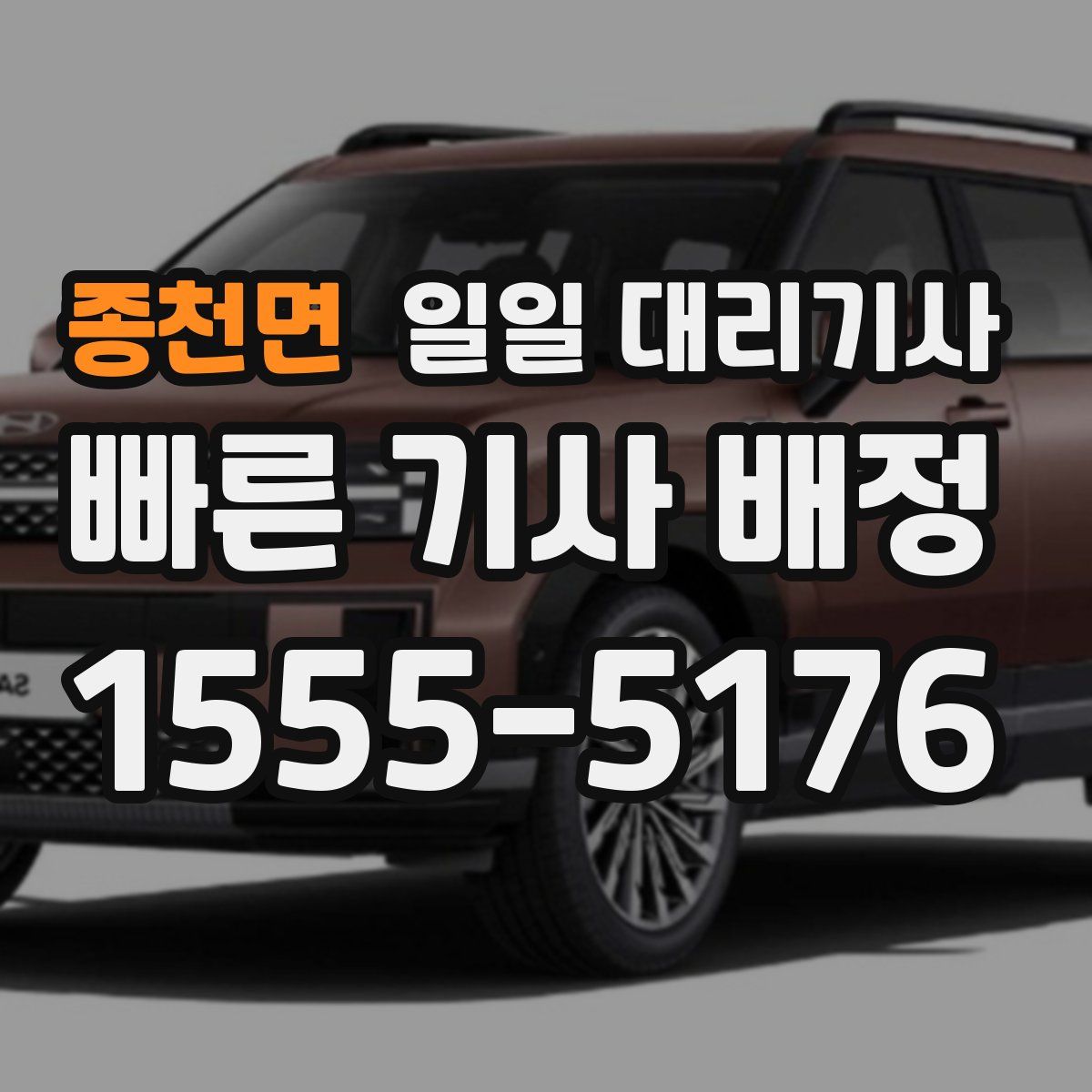 종천면 일일 대리기사