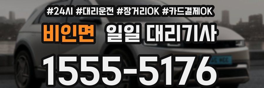 비인면 일일 대리기사