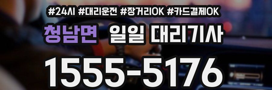 청남면 일일 대리기사