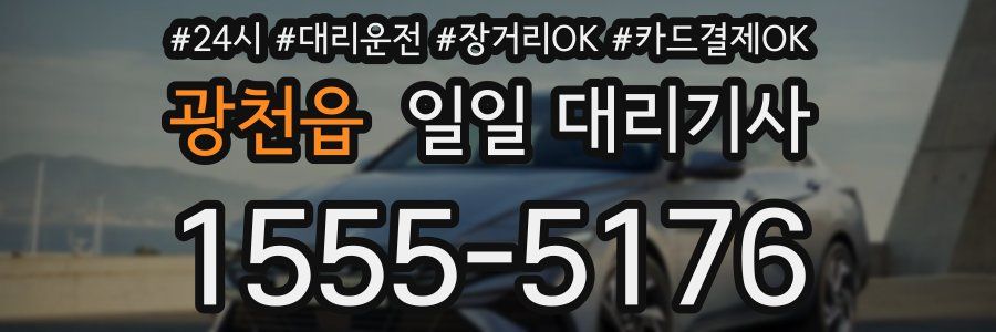 광천읍 일일 대리기사