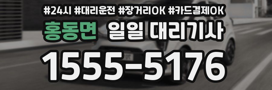 홍동면 일일 대리기사
