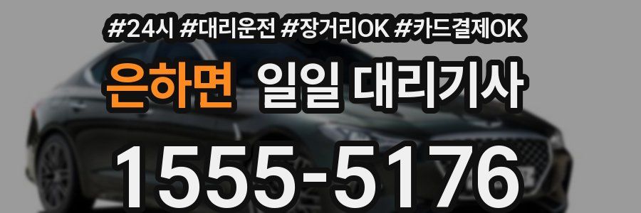은하면 일일 대리기사