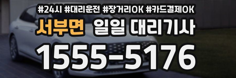서부면 일일 대리기사