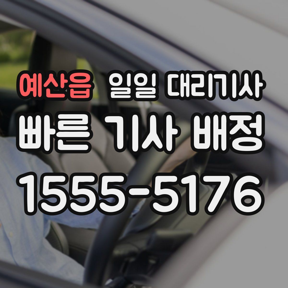 예산읍 일일 대리기사