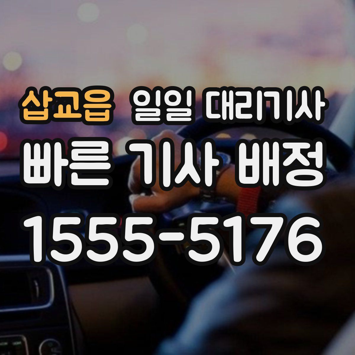 삽교읍 일일 대리기사