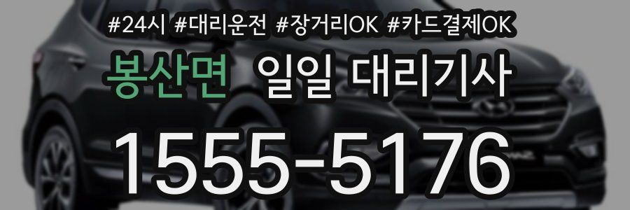 봉산면 일일 대리기사