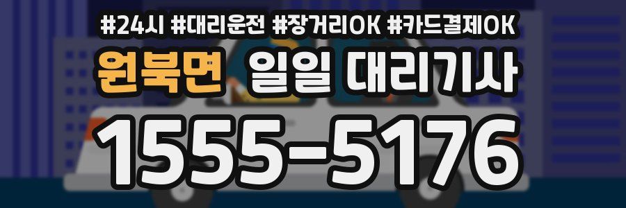 원북면 일일 대리기사