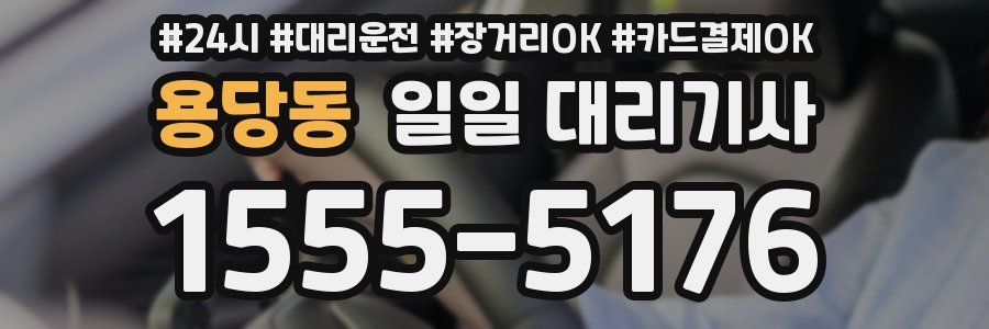 용당동 일일 대리기사