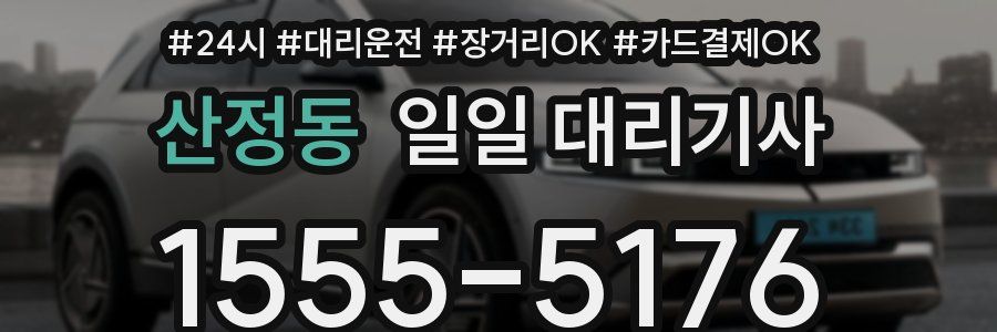 산정동 일일 대리기사