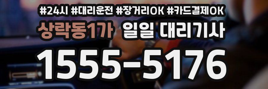 상락동1가 일일 대리기사