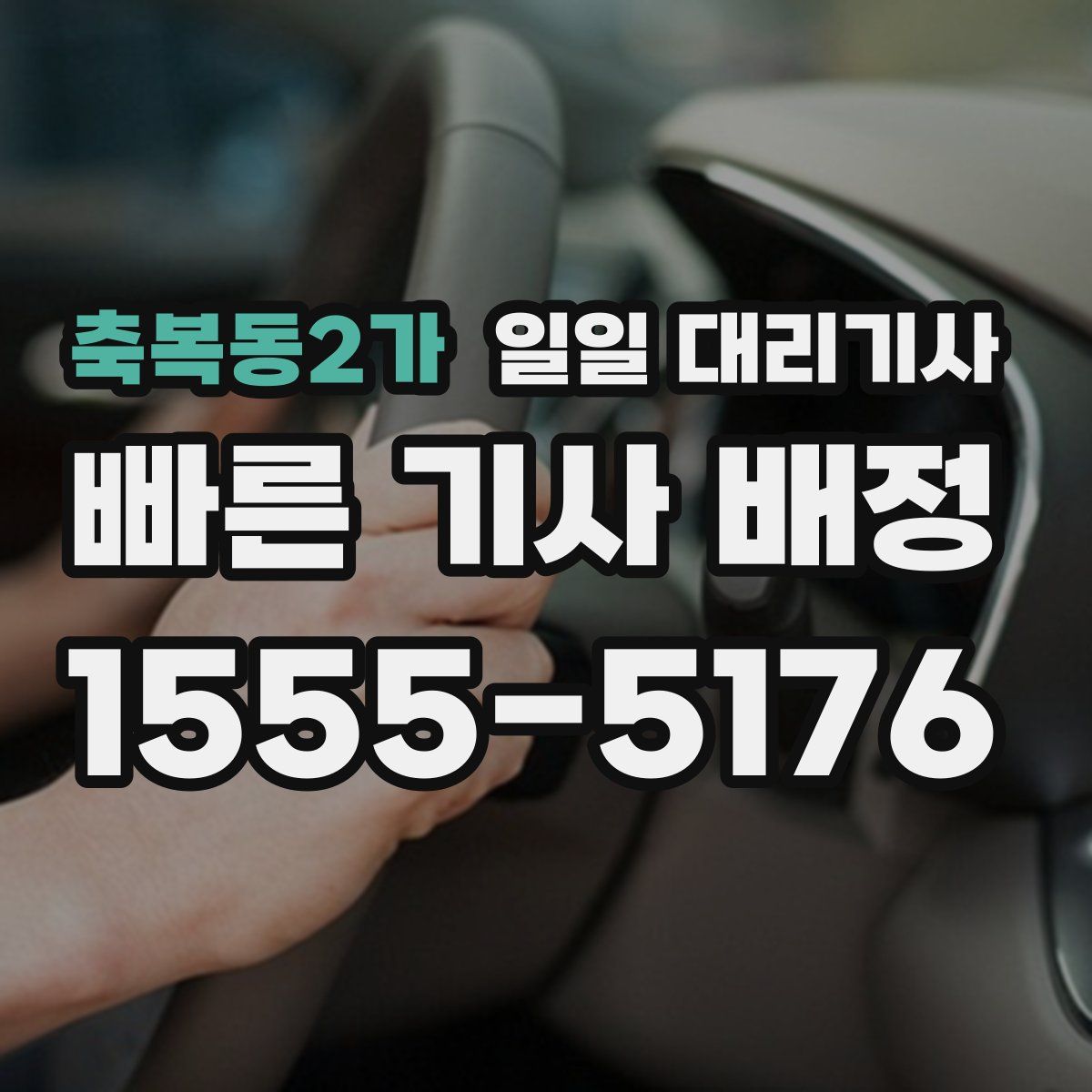 축복동2가 일일 대리기사