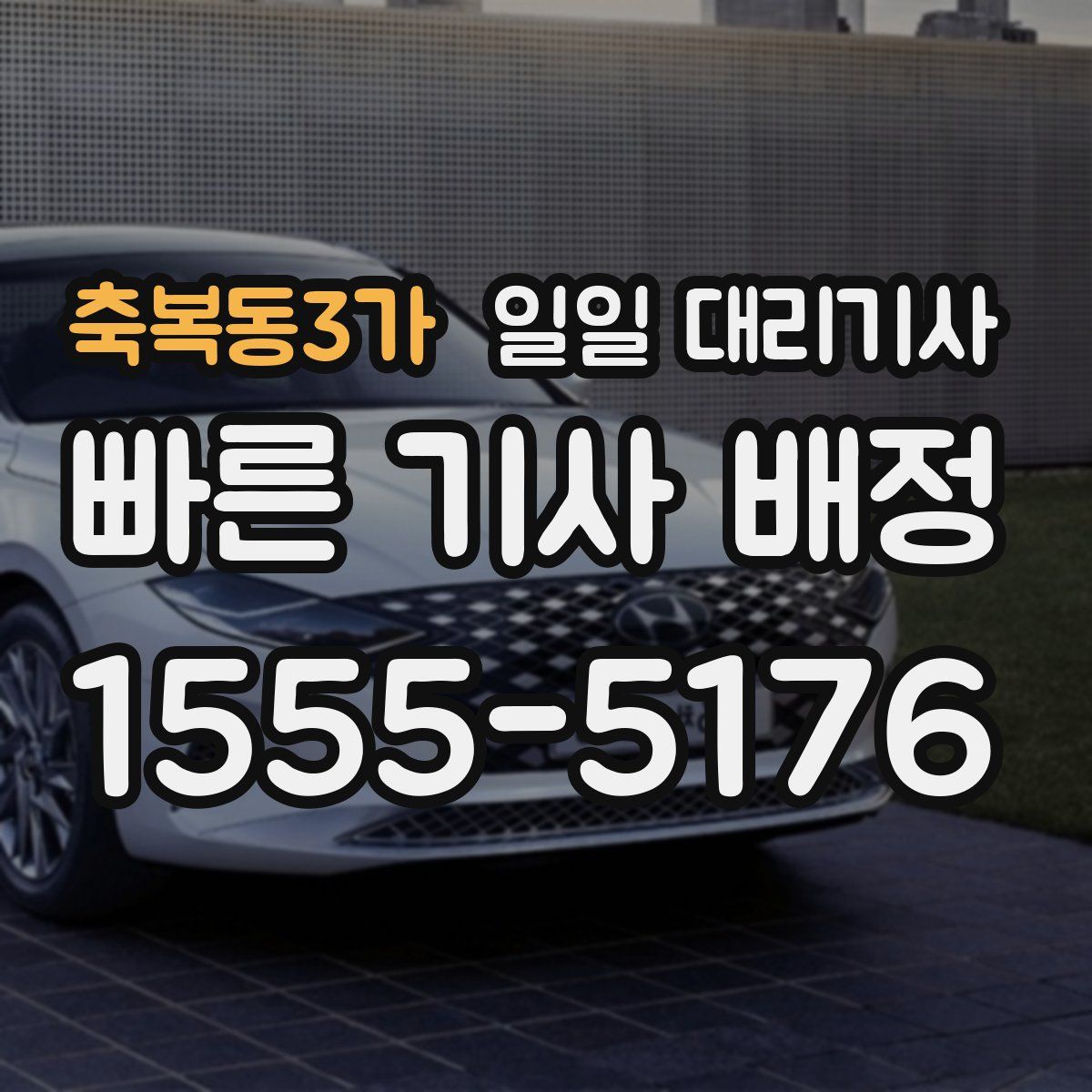 축복동3가 일일 대리기사