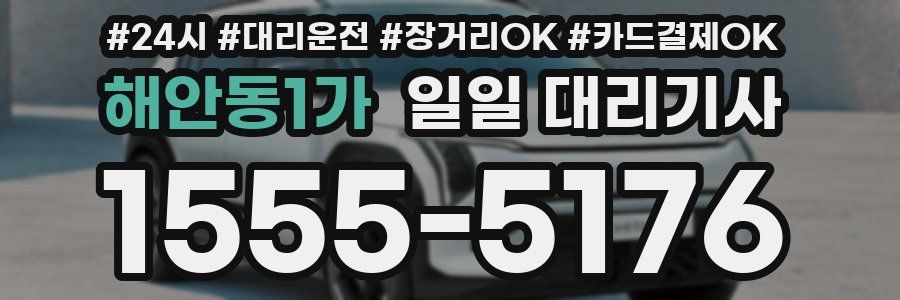 해안동1가 일일 대리기사