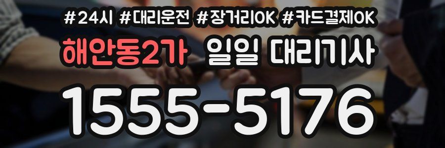 해안동2가 일일 대리기사