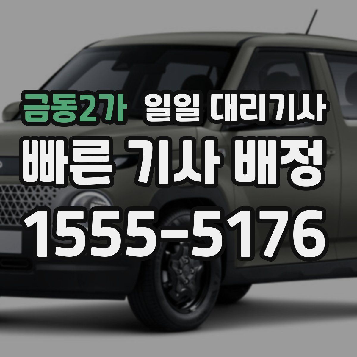 금동2가 일일 대리기사