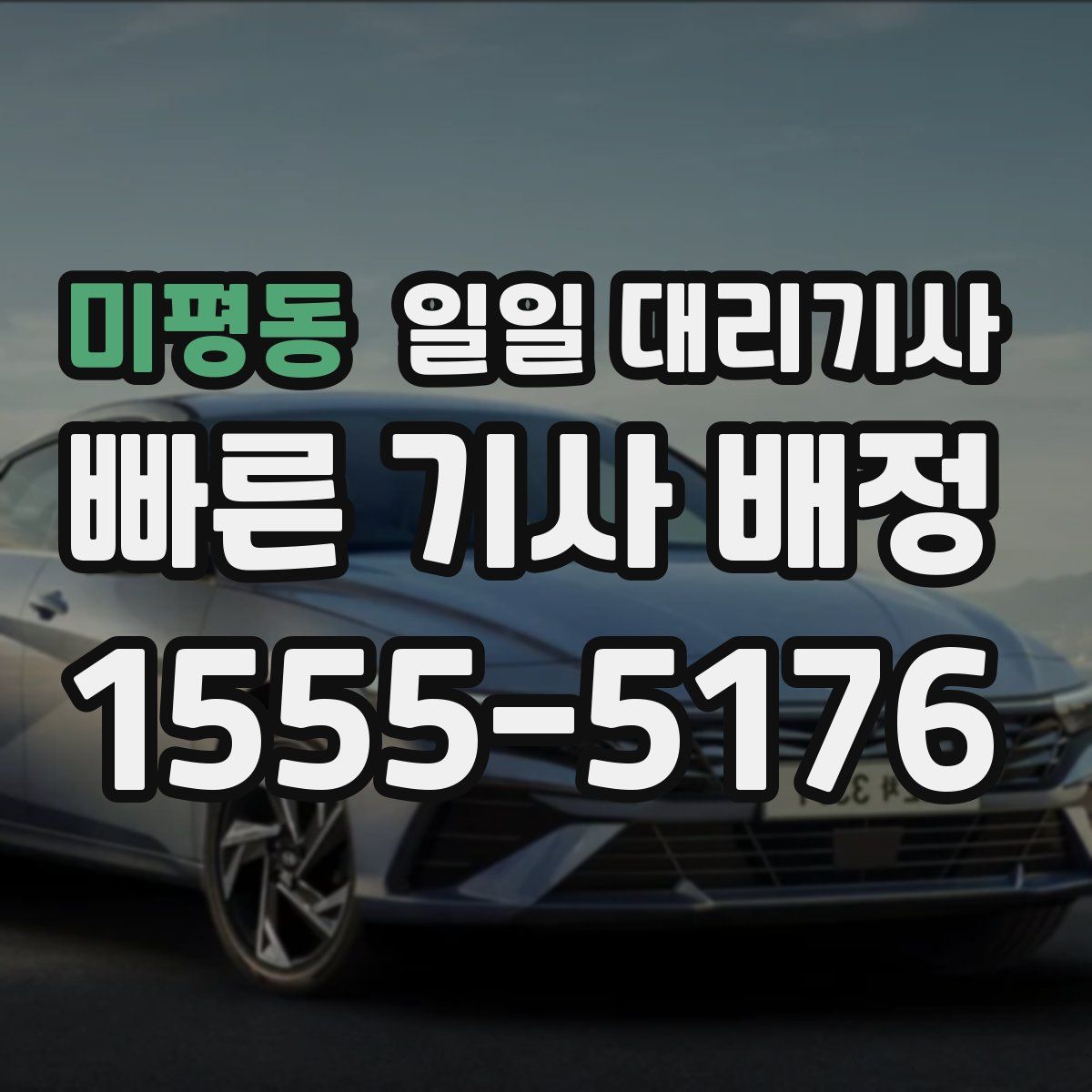 미평동 일일 대리기사