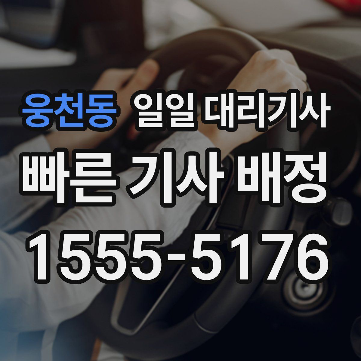 웅천동 일일 대리기사