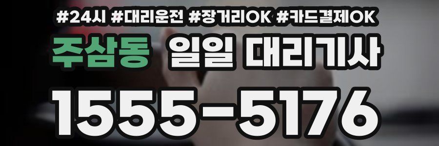 주삼동 일일 대리기사