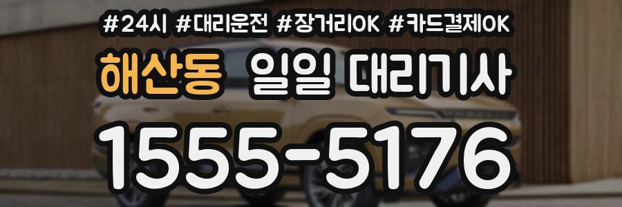 해산동 일일 대리기사