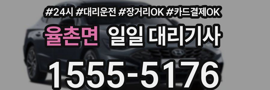 율촌면 일일 대리기사
