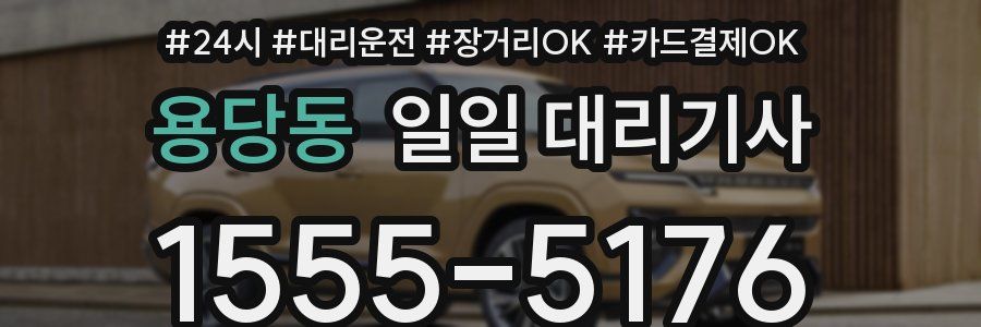 용당동 일일 대리기사