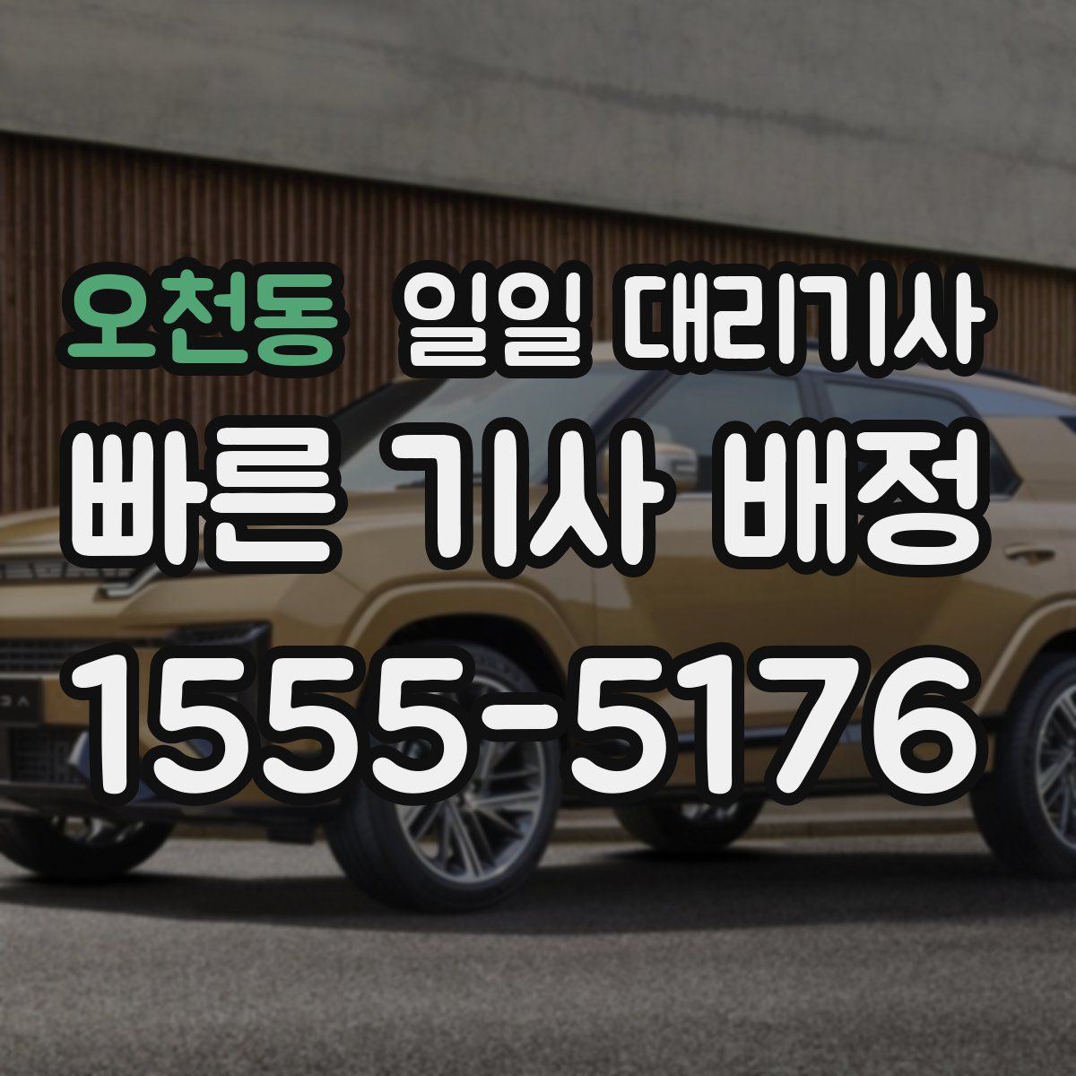 오천동 일일 대리기사