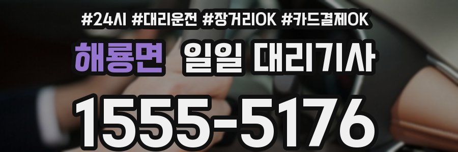 해룡면 일일 대리기사