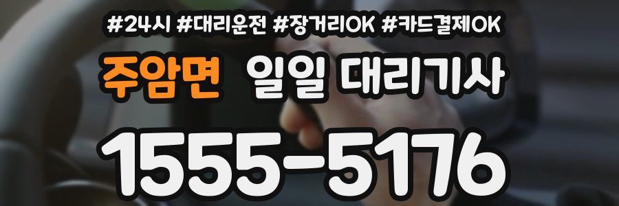 주암면 일일 대리기사