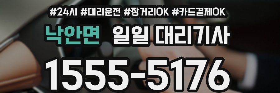 낙안면 일일 대리기사