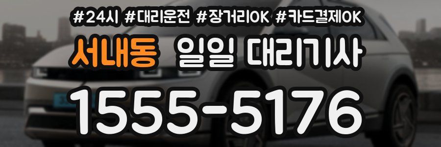 서내동 일일 대리기사