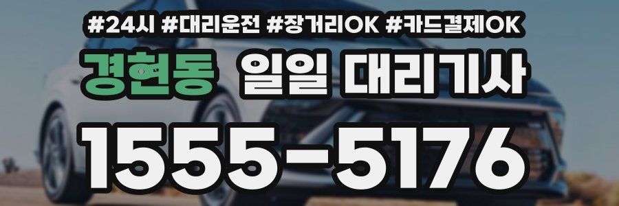 경현동 일일 대리기사