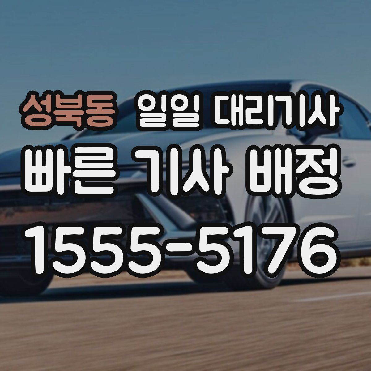 성북동 일일 대리기사