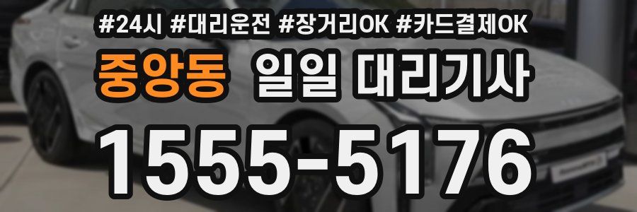 중앙동 일일 대리기사