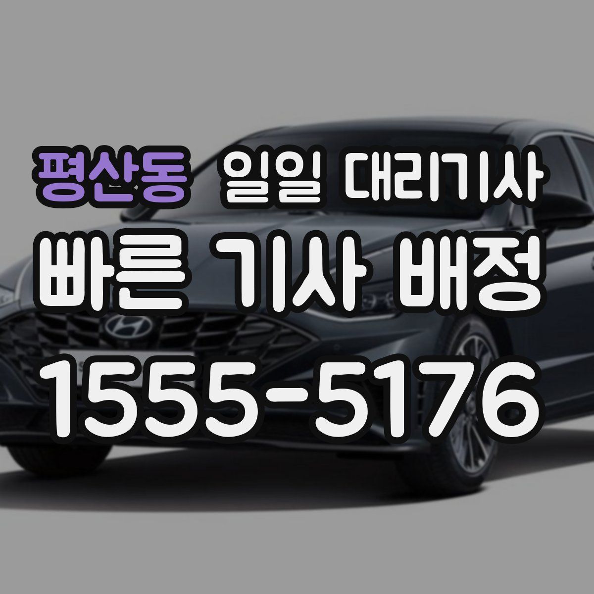 평산동 일일 대리기사