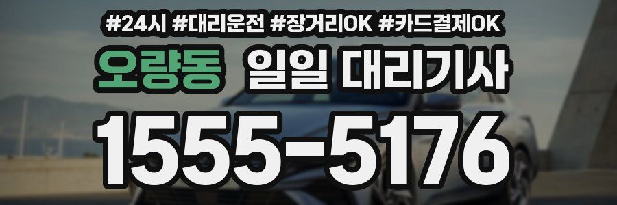 오량동 일일 대리기사