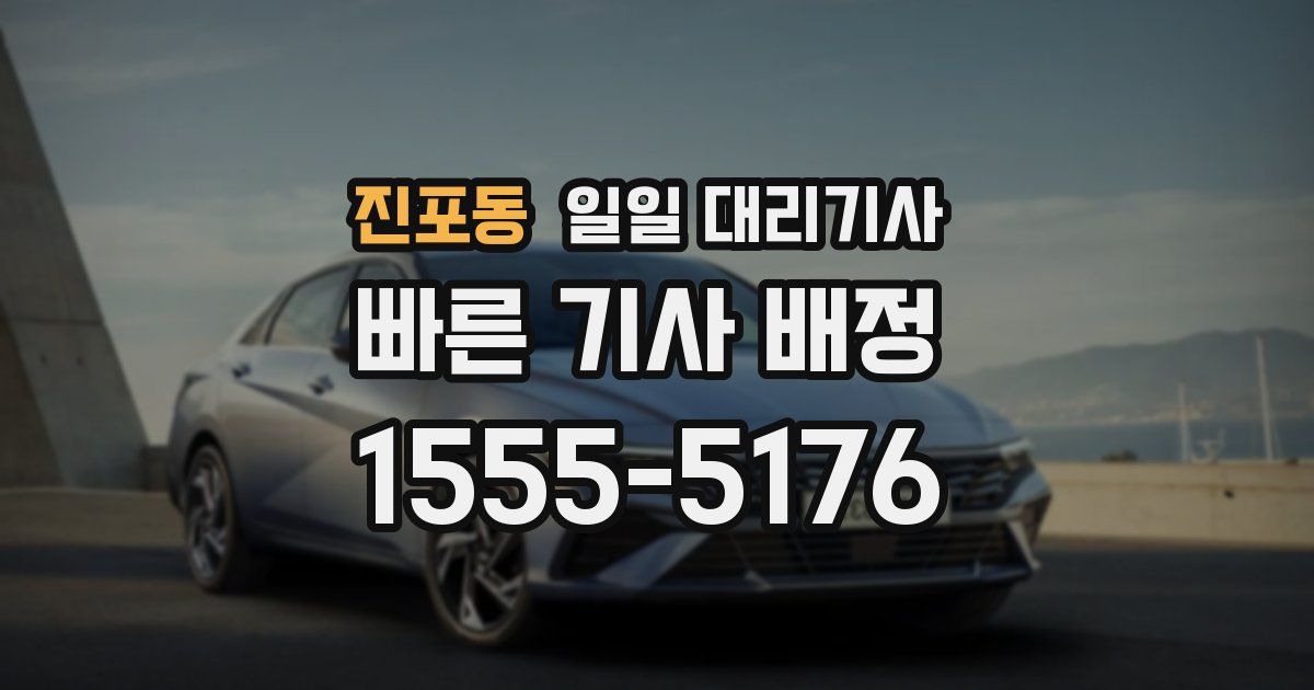 진포동 일일 대리기사