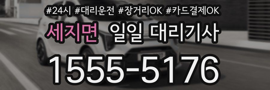 세지면 일일 대리기사
