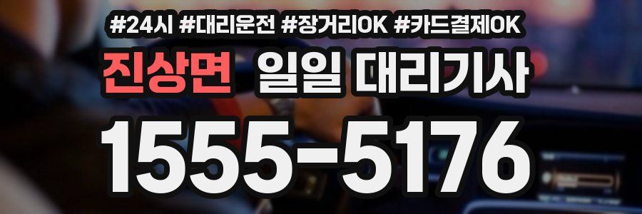 진상면 일일 대리기사
