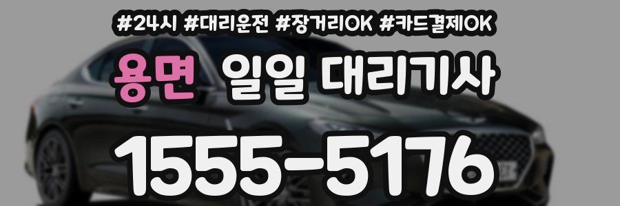 용면 일일 대리기사
