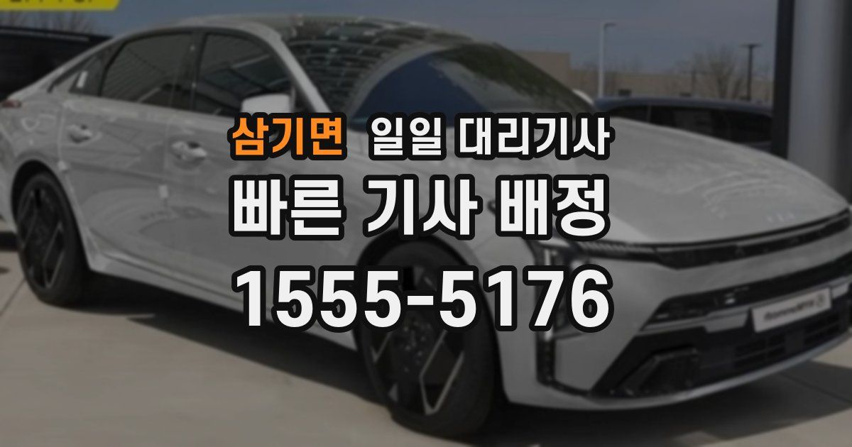 삼기면 일일 대리기사
