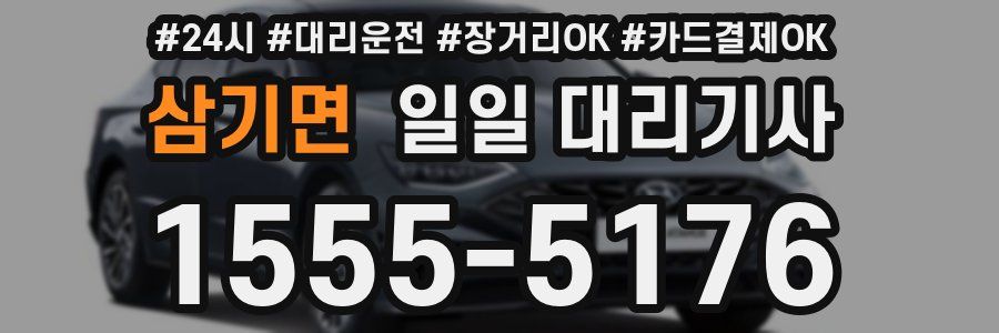삼기면 일일 대리기사