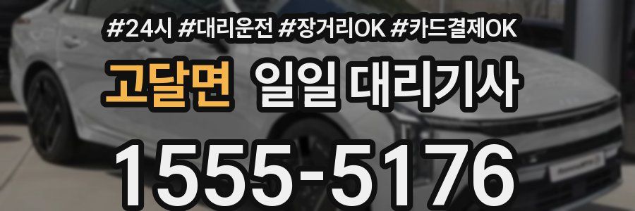 고달면 일일 대리기사