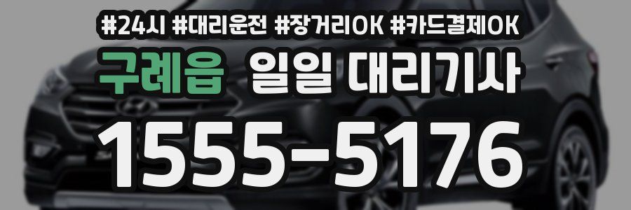 구례읍 일일 대리기사