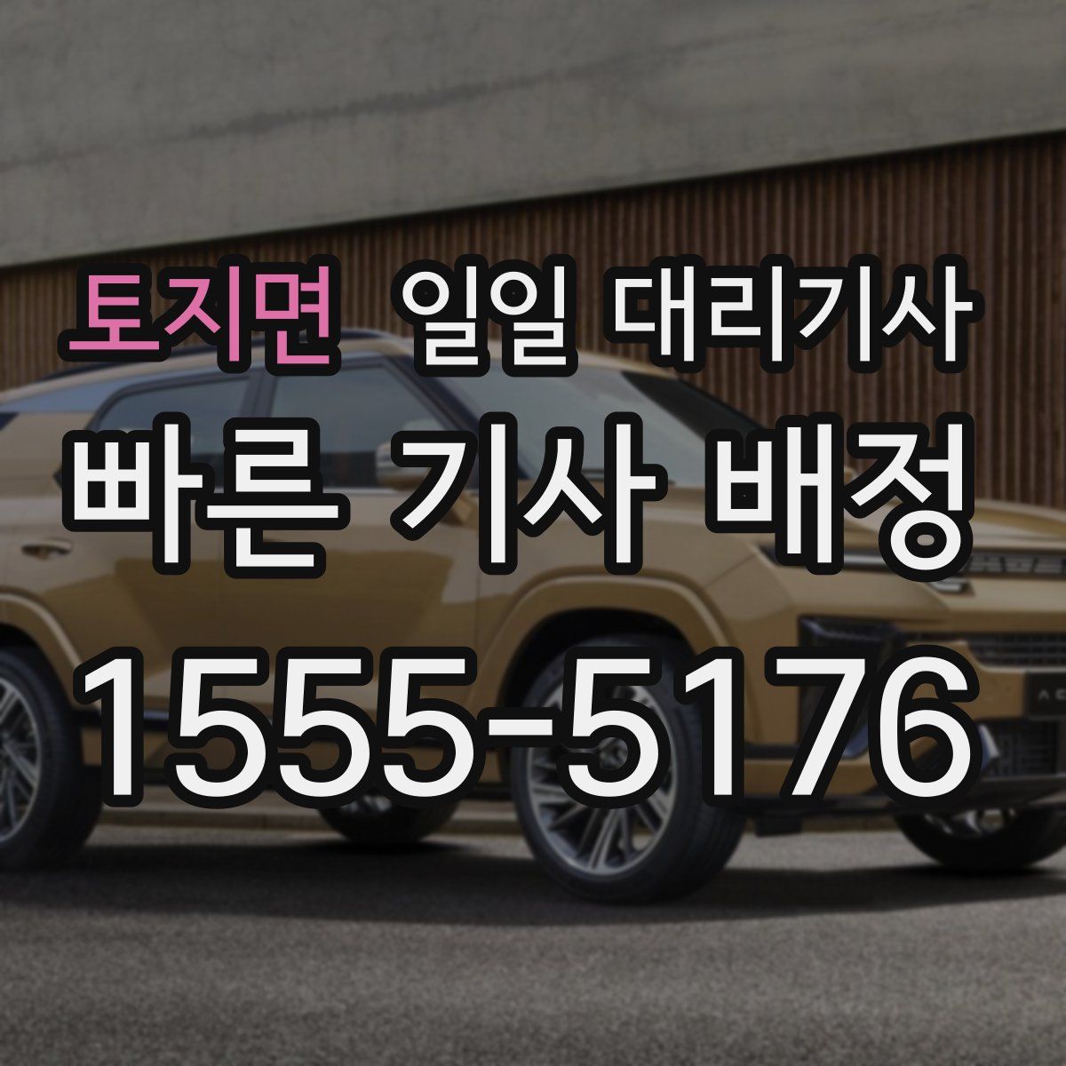 토지면 일일 대리기사
