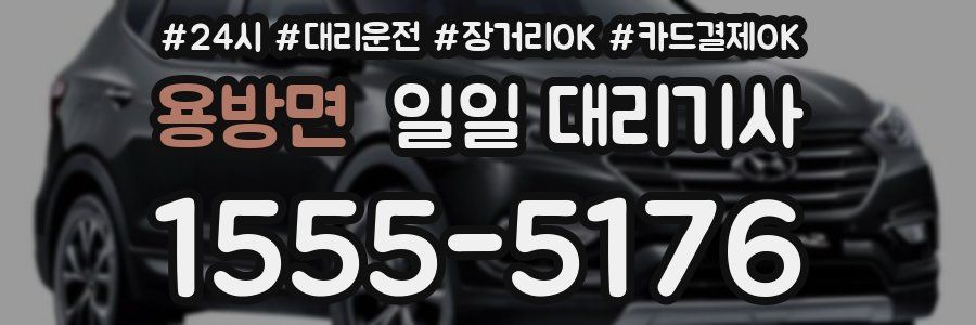 용방면 일일 대리기사