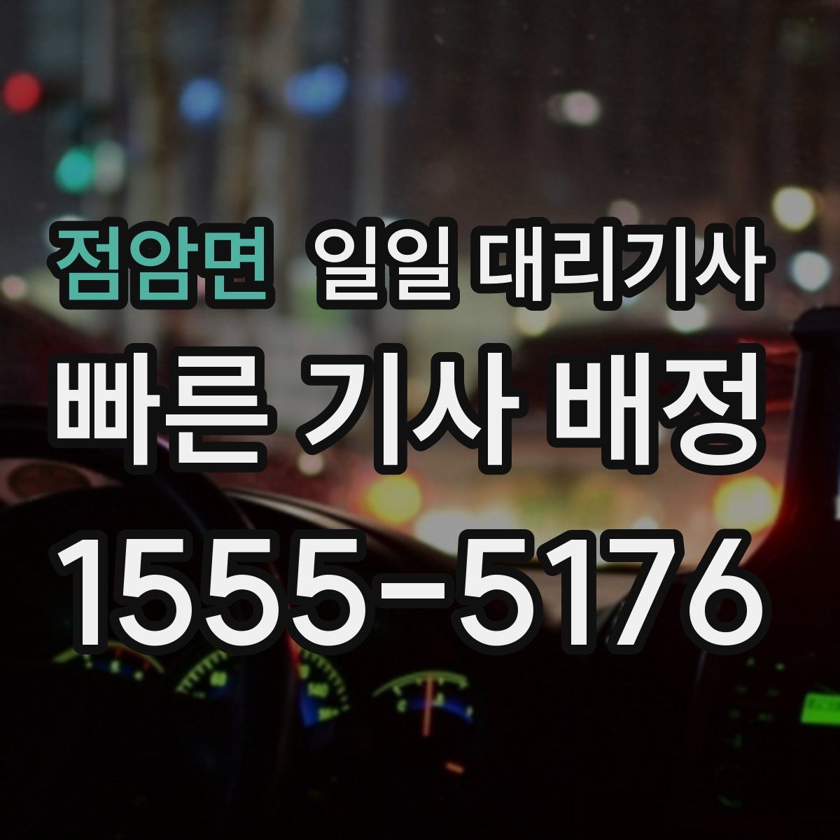 점암면 일일 대리기사